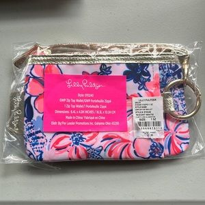 Lilly Pulitzer zip top wallet